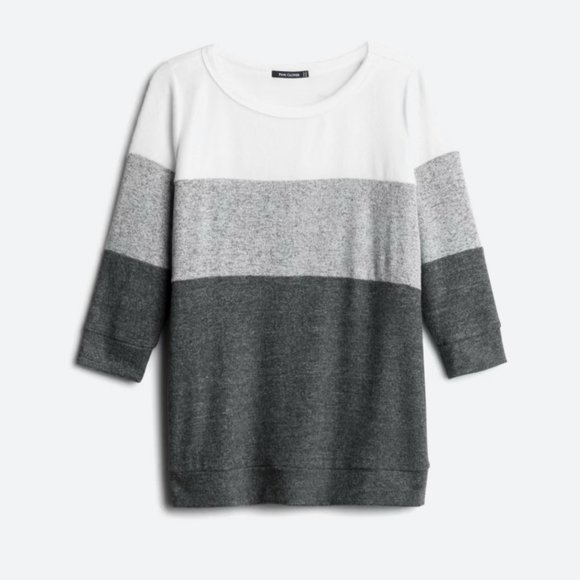 Jessica Colorblock Brushed Knit Top - Picture 1 of 2